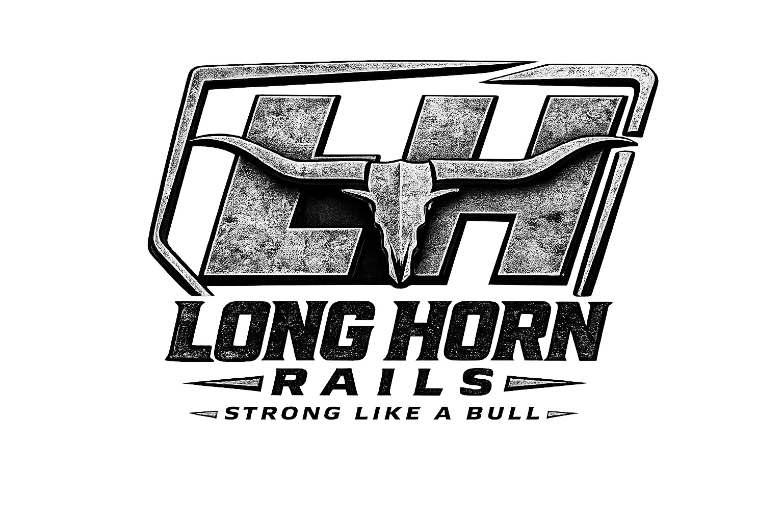 Printer friendly Long Horn Rails logo